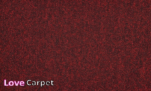Scarlet in the Triumph Loop Carpet Tiles range